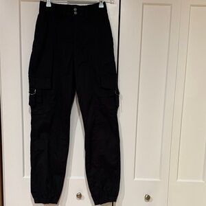 Garage Black Cargo Pants
